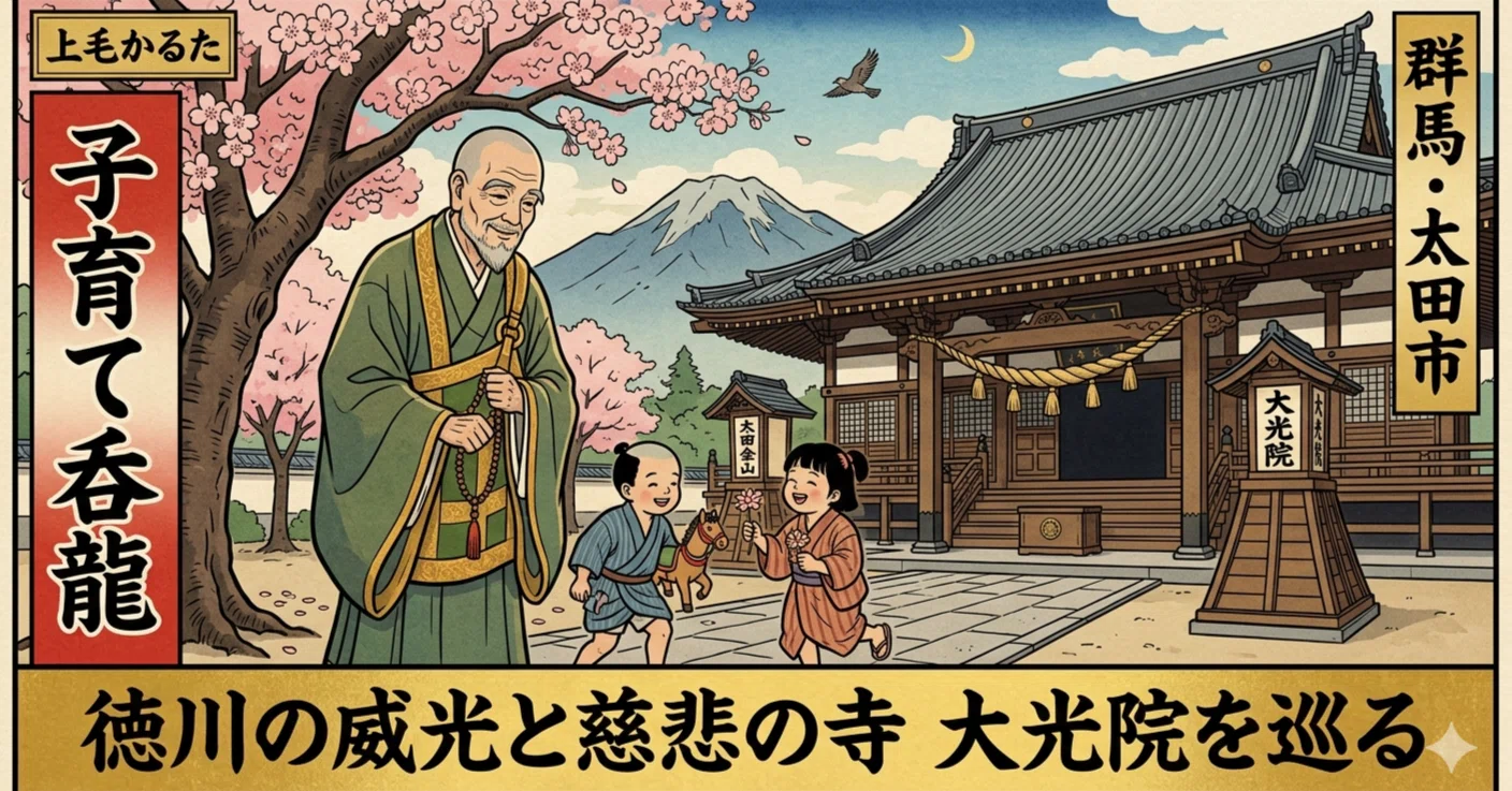 200万円神様が人デビューおなご平家A4サイズ太田子育て呑龍神大光神様がみえた 太田金山子育て呑竜』 | お知らせ | 如心の里 ひびき野【公式】
