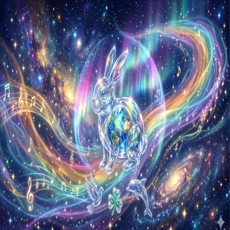 未来ミラクルうさぎの祈り🐬✨ #宇宙平和の軌跡🌏🐬 #今と未来の子ども