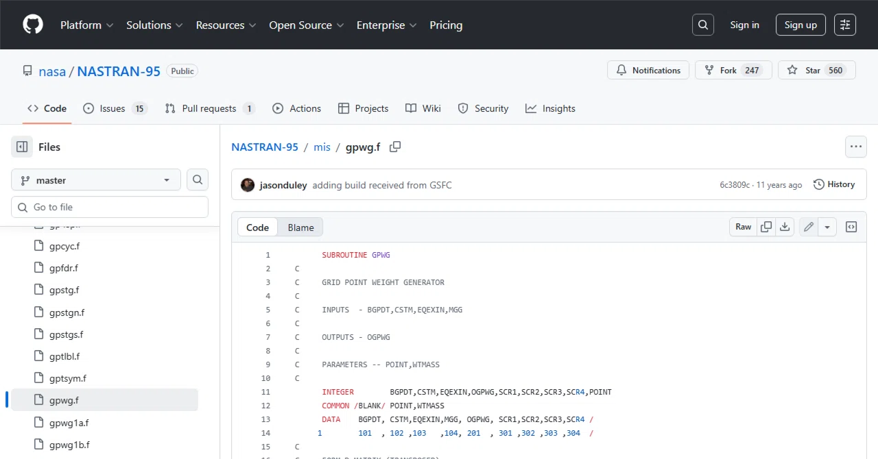 Fortran Math Nasa NASAが宇宙を飛ばすために書いた10万行のFortranに「愚かなユーザー」と書いてあった話|G.state