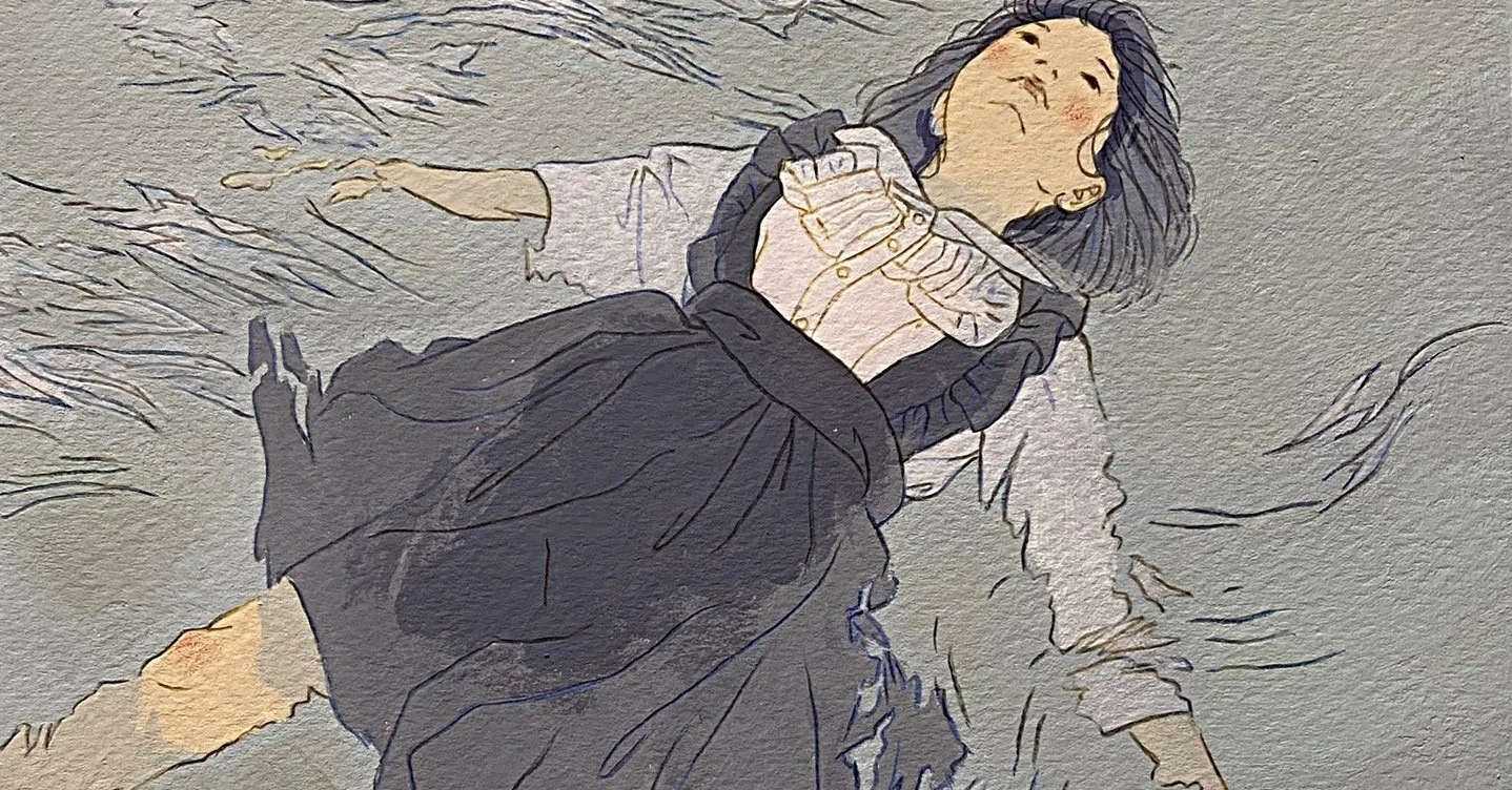 水面に浮いている人の絵 高杉千明 Note 水面に浮いている人の絵 高杉千明 Note