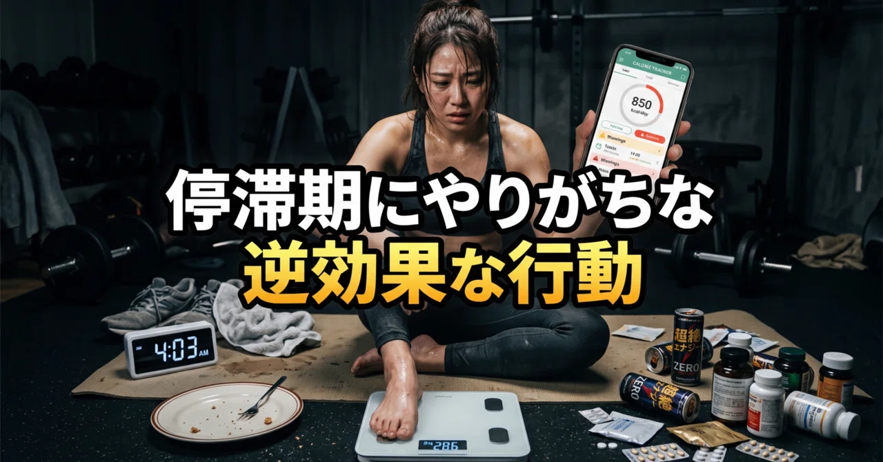 Counterproductive Actions Often Taken During a Plateau｜たろう｜ランチファスティング