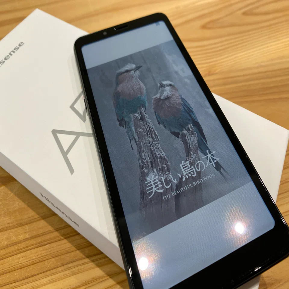 もう出てた！カラー電子ペーパー搭載スマホ Hisense A5C 着弾す