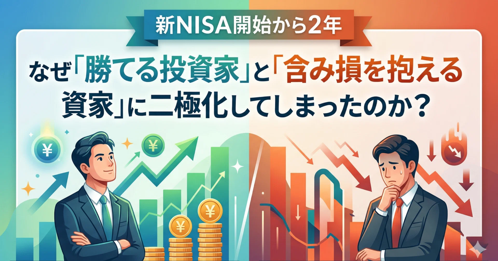 新NISA開始から2年、なぜ「勝てる投資家」と「含み損を抱える投資家