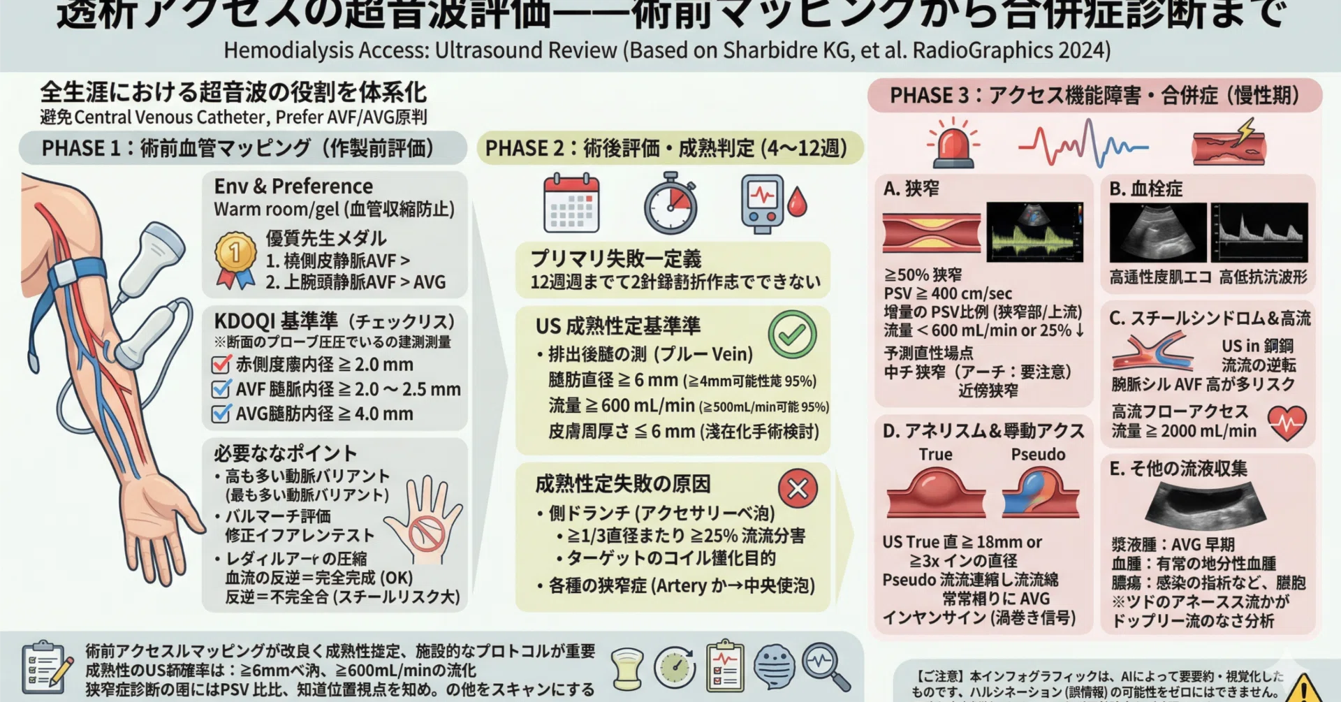 6 透析アクセスの超音波評価——術前マッピングから合併症診断まで｜誰も