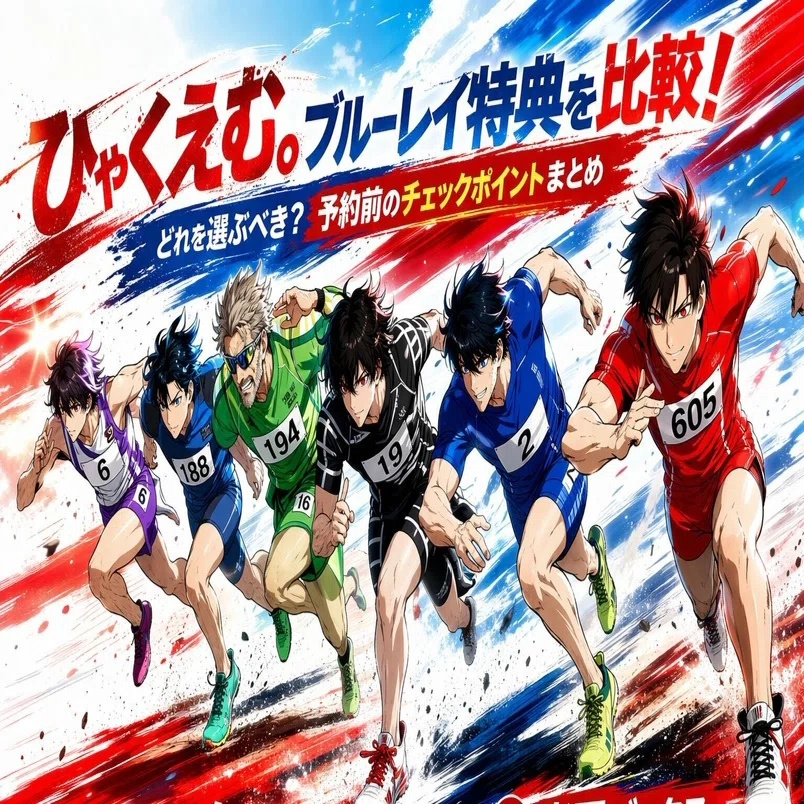 劇場アニメ『ひゃくえむ。』ブルーレイDVD特典を比較｜どれを選ぶべき 
