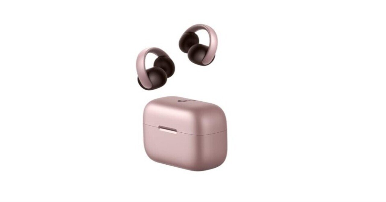 Soundcore ピンク ワイヤレス イヤホン イヤーカフ AeroClip Soundcore（Anker） Anker Soundcore AeroClip（Bluetooth 5.4