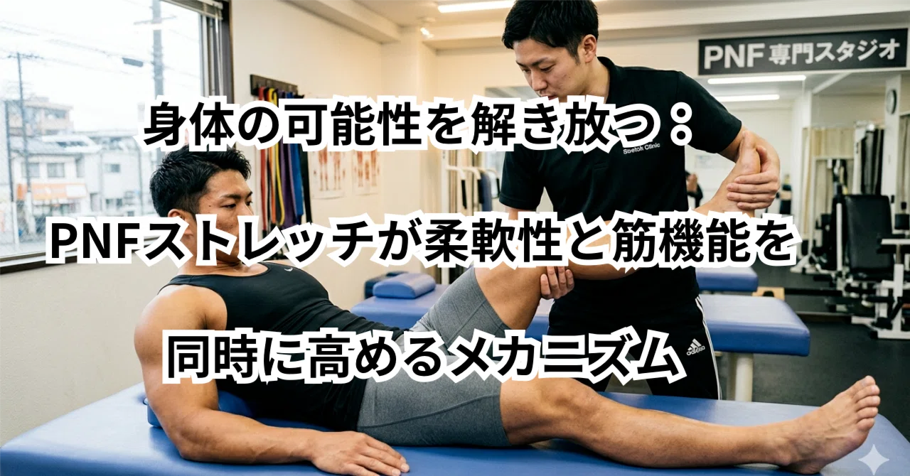 身体の可能性を解き放つ：PNFストレッチが柔軟性と筋機能を同時に