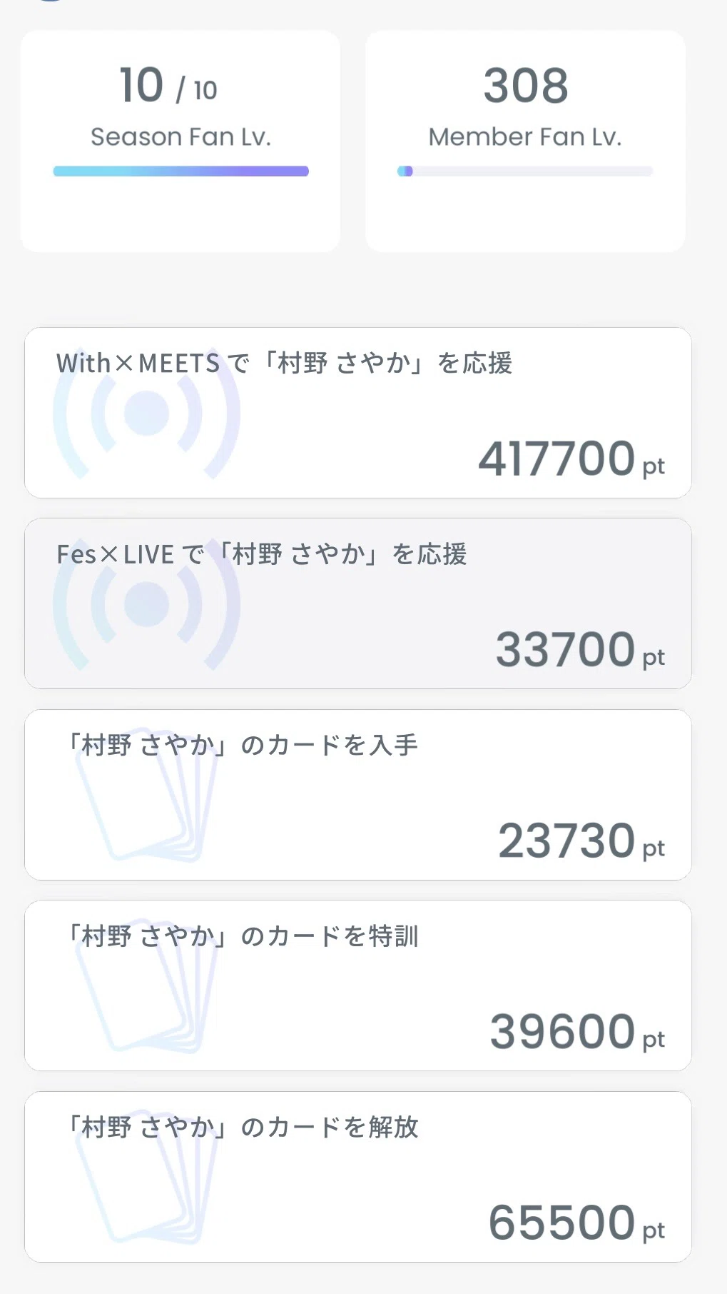 村野さやかMember Fan Lv.300までの道PERIOD｜あぼます