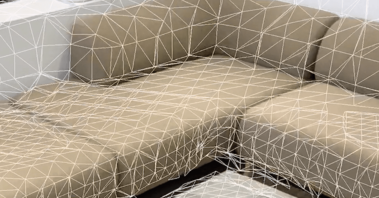 ARKit, SceneKitの3Dメッシュデータ／点群データをエクスポートする｜shu223