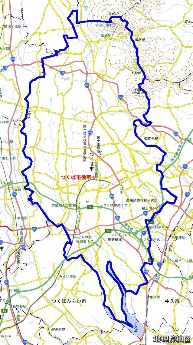 ゼンリン地図 茨城県つくば市③（南部）｜地図/旅行ガイド www