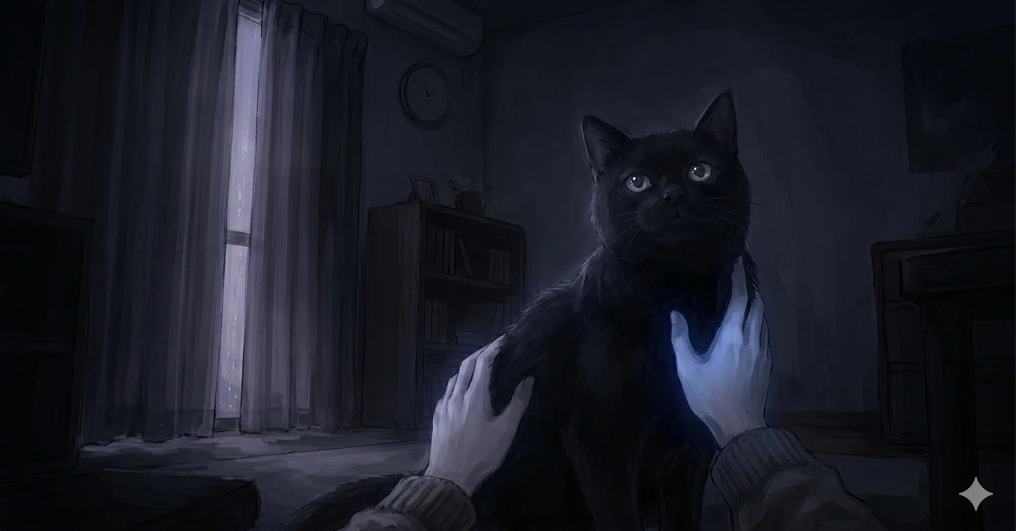 短編小説『黒猫のいる部屋』｜やまねたけし（たけっしー／やまちゃん）