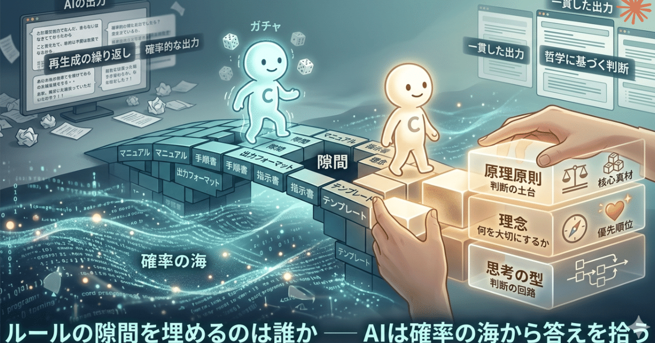 ルールの隙間を埋めるのは誰か