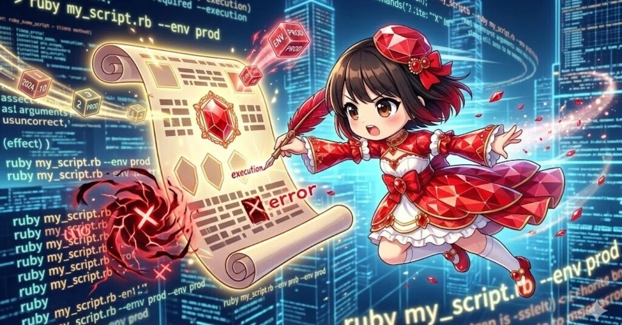 Ruby自動化の基礎】毎回「ruby」と打つのは卒業！スクリプトを実行可能