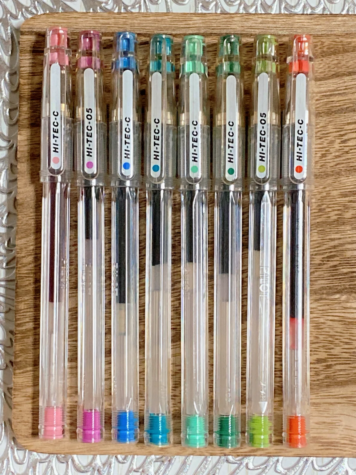 PILOT　HI-TEC‐C　11本セット　限定カラー　廃盤カラー　和らぎカラー 🖊️HI-TEC-C（ハイテック C）【PILOT】｜【文房具集めの人】 ぐちゃり