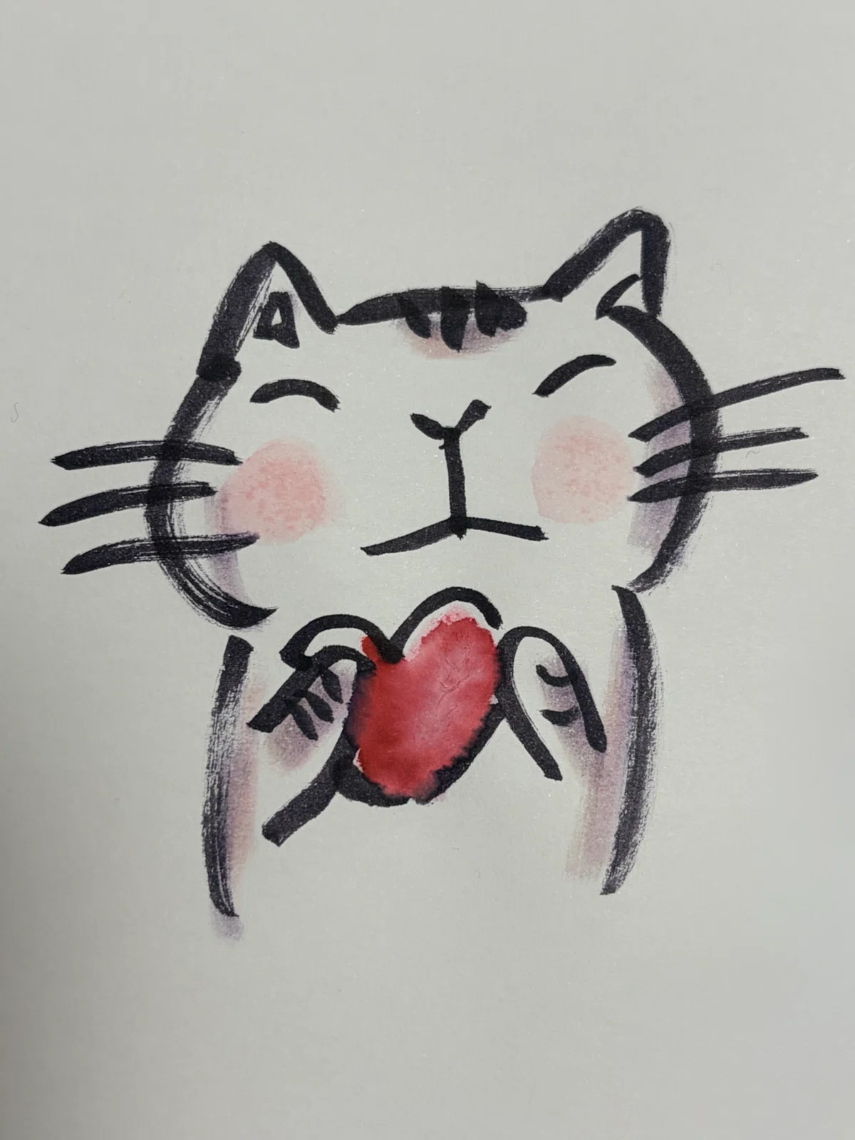 開運猫イラスト｜廣江 まさみ