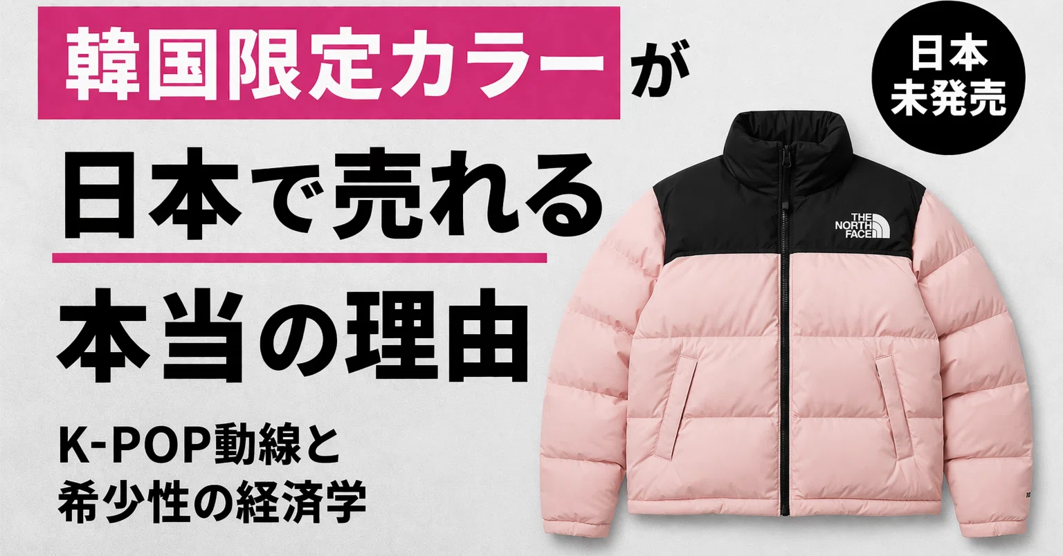 韓国限定カラーが日本で売れる本当の理由——K-POP動線と希少性の経済学 