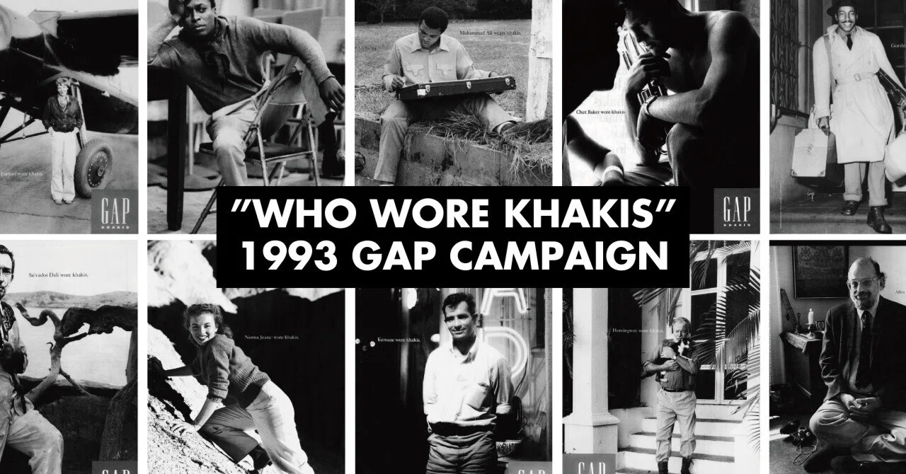 1993 GAP ”WHO WORE KHAKIS”｜mi.miyahara