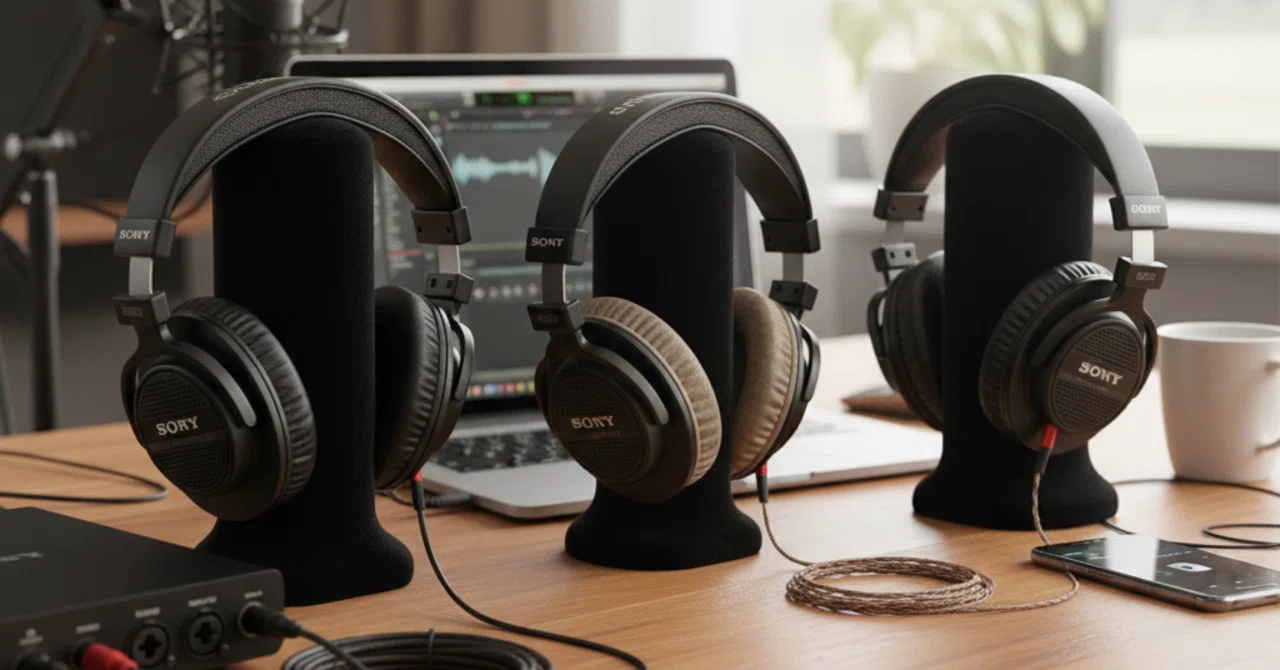 音楽制作から普段使いまで。業界標準のモニターヘッドホン「SONY MDR