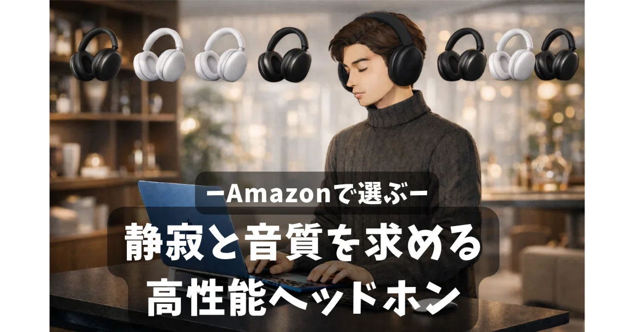 集中したい大人へ。高性能ノイズキャンセリングヘッドフォン 集中する作業環境を整える｜高性能ノイズキャンセリングヘッドホン