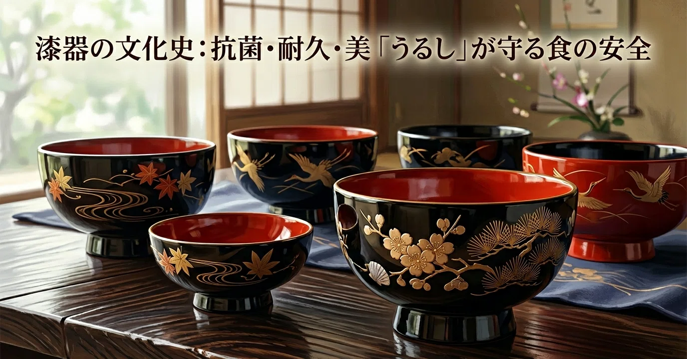 天然木 手造り 雲丹 ヘラ ウニ 漆器 うるし塗装 MEC-10 漆器の文化史：抗菌・耐久・美「うるし」が守る食の安全｜ぬぐい@衛生