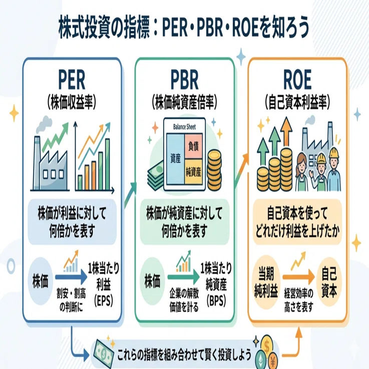 株式投資の判断基準となる3つの指標を学ぼう｜Hiro｜【米国株】資産
