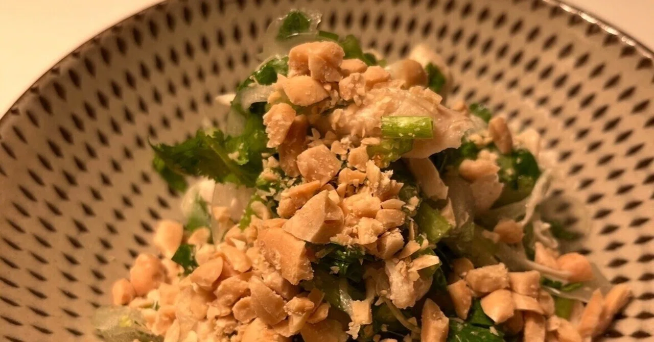 Cilantro Salad in 20 Minutes｜シェヘ｜アラフィフ視点
