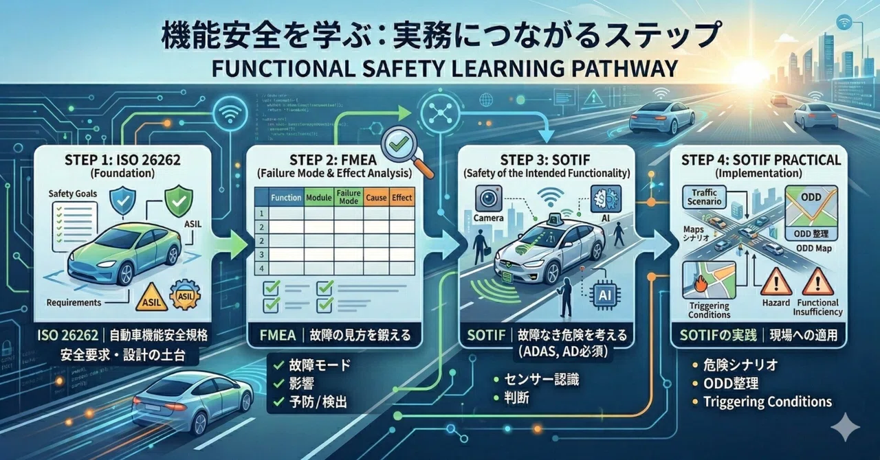 What is the best order to learn functional safety?｜hiro