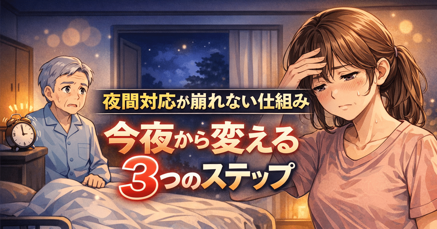 夜間対応で限界が来る前に｜“起こされない仕組み”を作る具体手順とNG