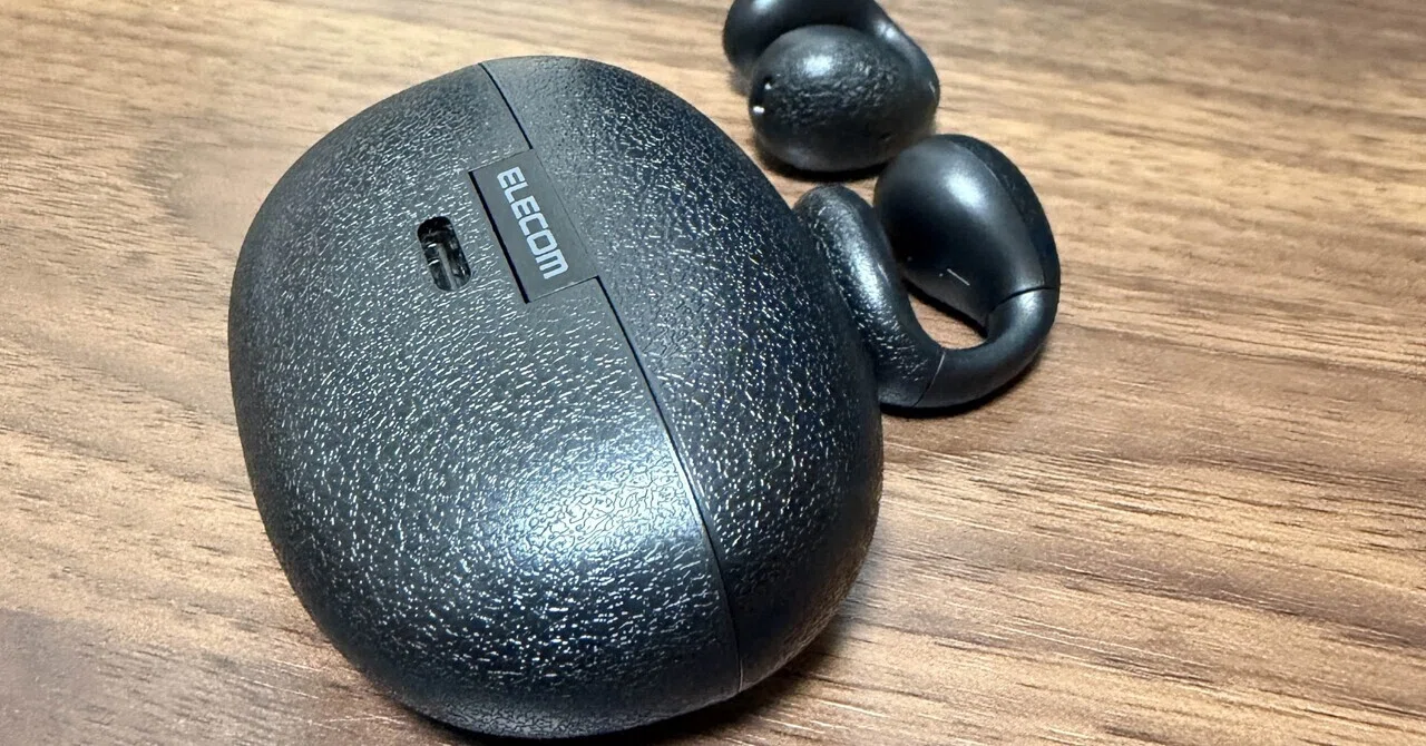 はじめてのイヤーカフ型「エレコム イヤーカフ型ワイヤレスイヤホンLBT 