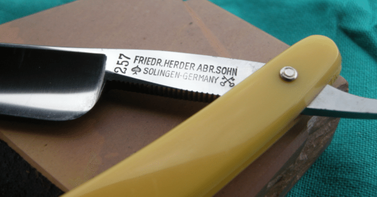 FRIEDR. HERDER ABR. SOHN西洋剃刀 ドイツ製 【希少色】 FRIEDR