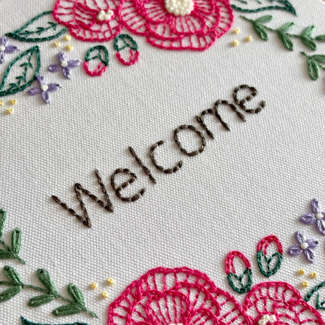 PDF図案【花笑みのワルツ‐春の始まり‐】｜はなこまち/刺繍作家