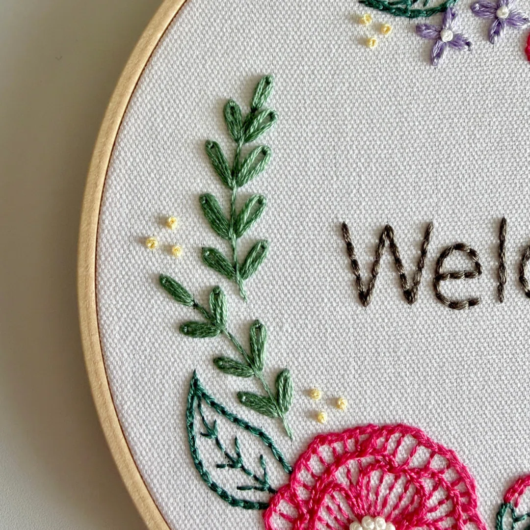 PDF図案【花笑みのワルツ‐春の始まり‐】｜はなこまち/刺繍作家