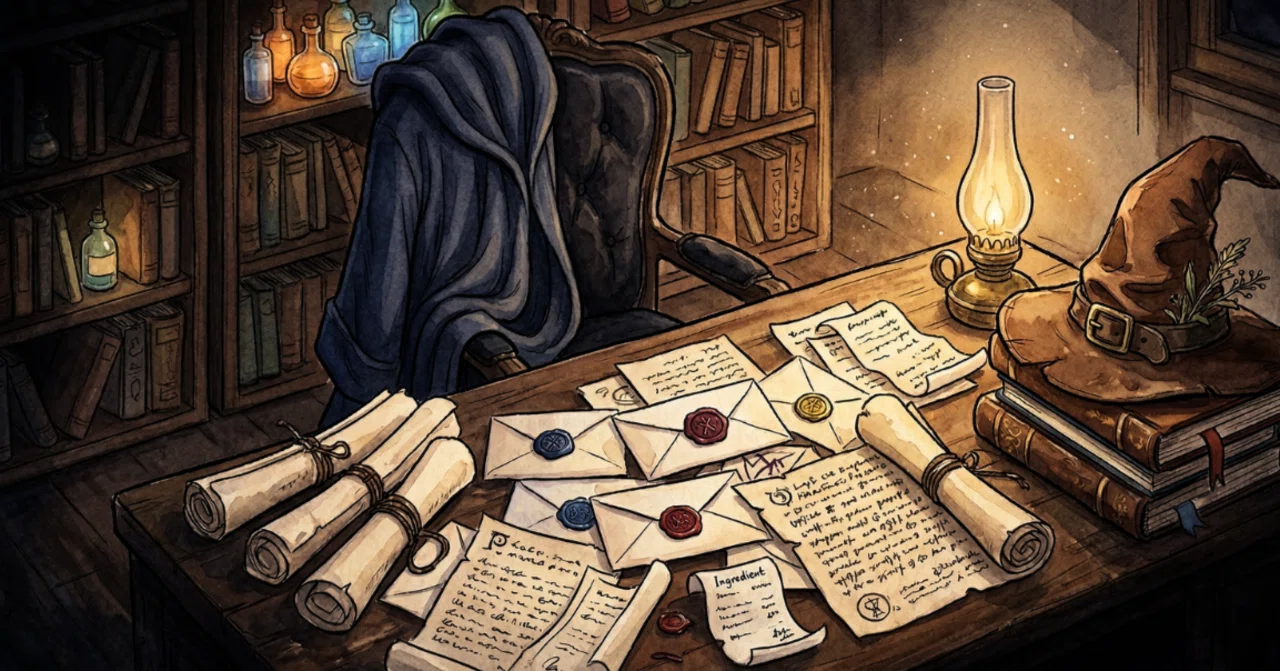 Noah's Journal | Piled Parchment and the Silence That Unravels Thoughts ...