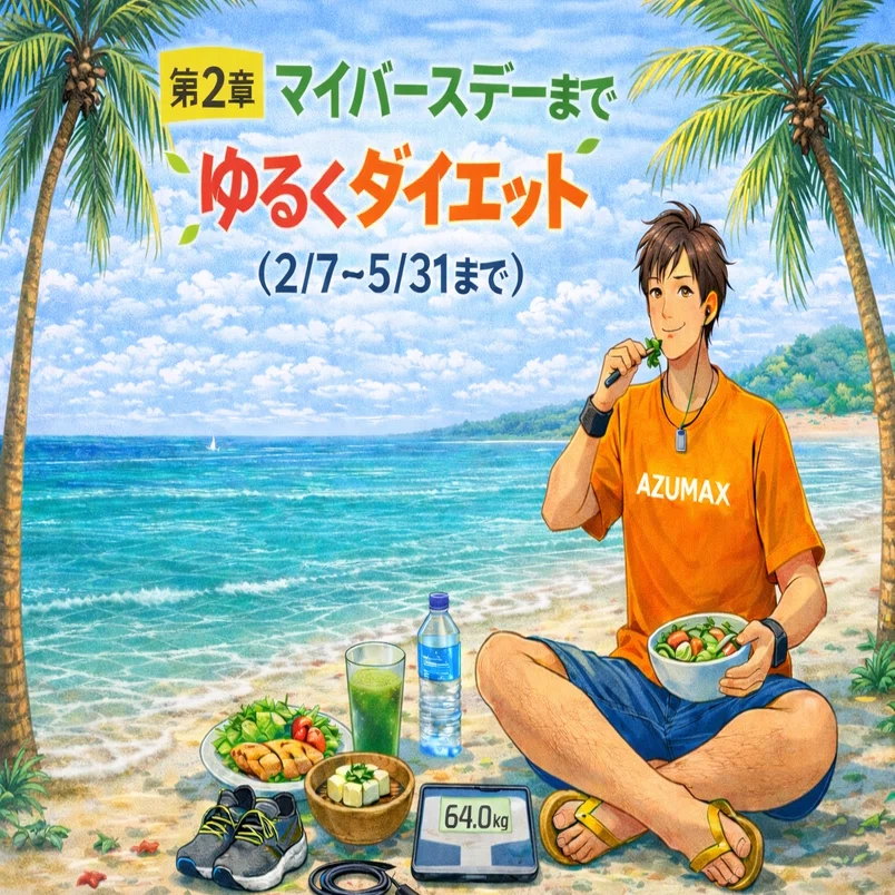 ダイエット67日目 2026.3.25｜あずまっくすCEO