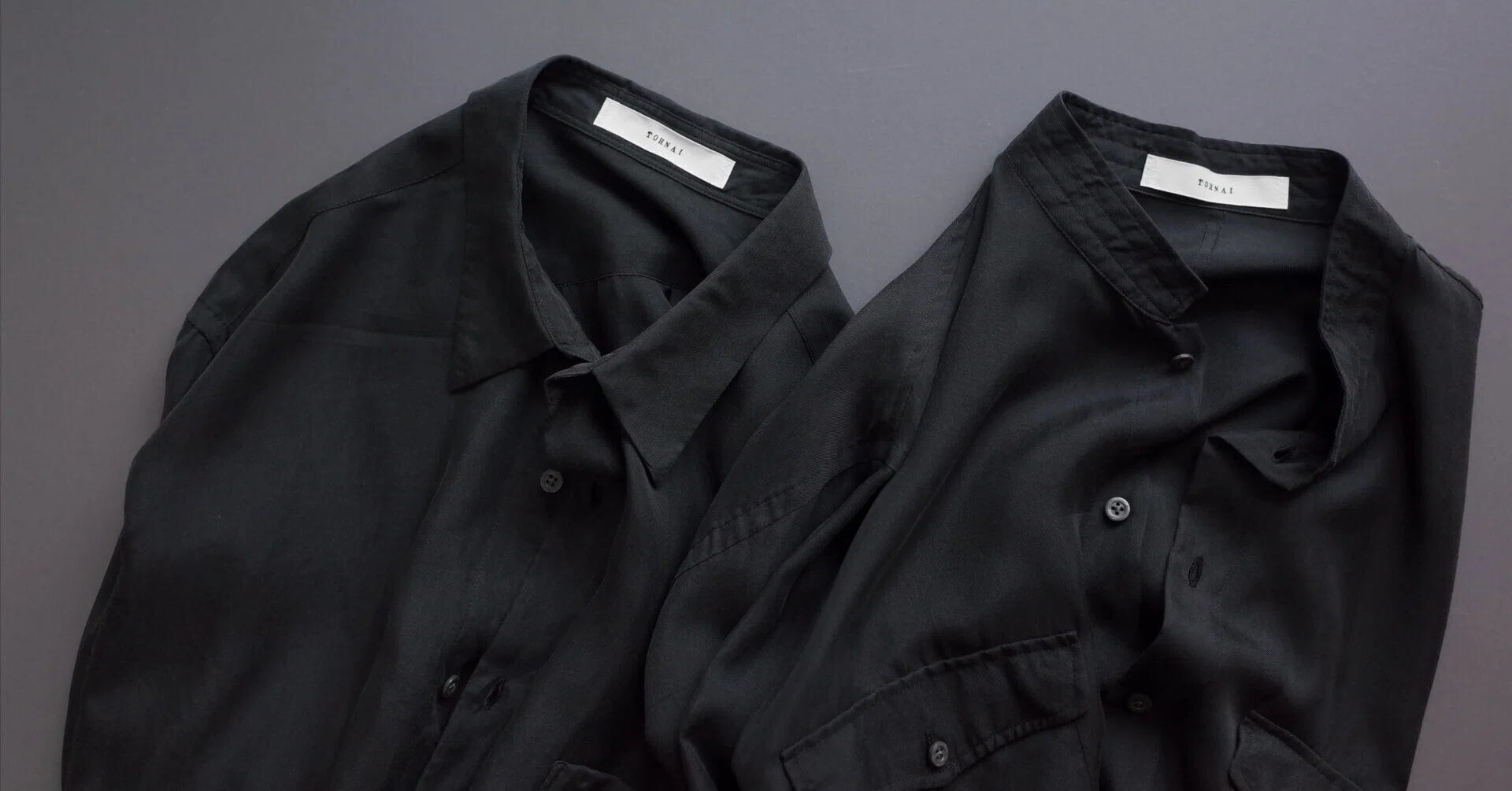 TOHNAI | Brushed Silk Twill Shirts｜keylimeTokyo