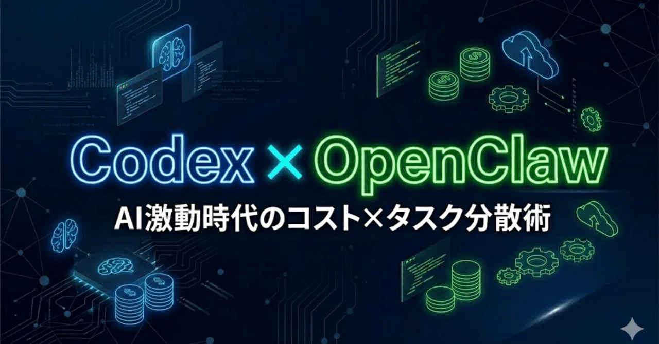 Codex×Openclaw】レート制限きつすぎ問題 AI激動時代のコスト×タスク