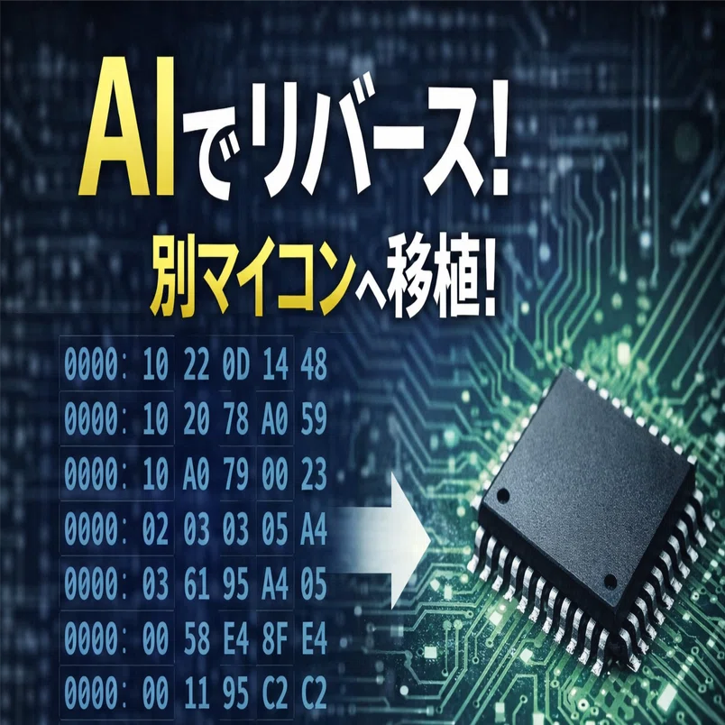 組み込みエンジニアのためのAI活用入門 #01 : HEXファイルをリバース