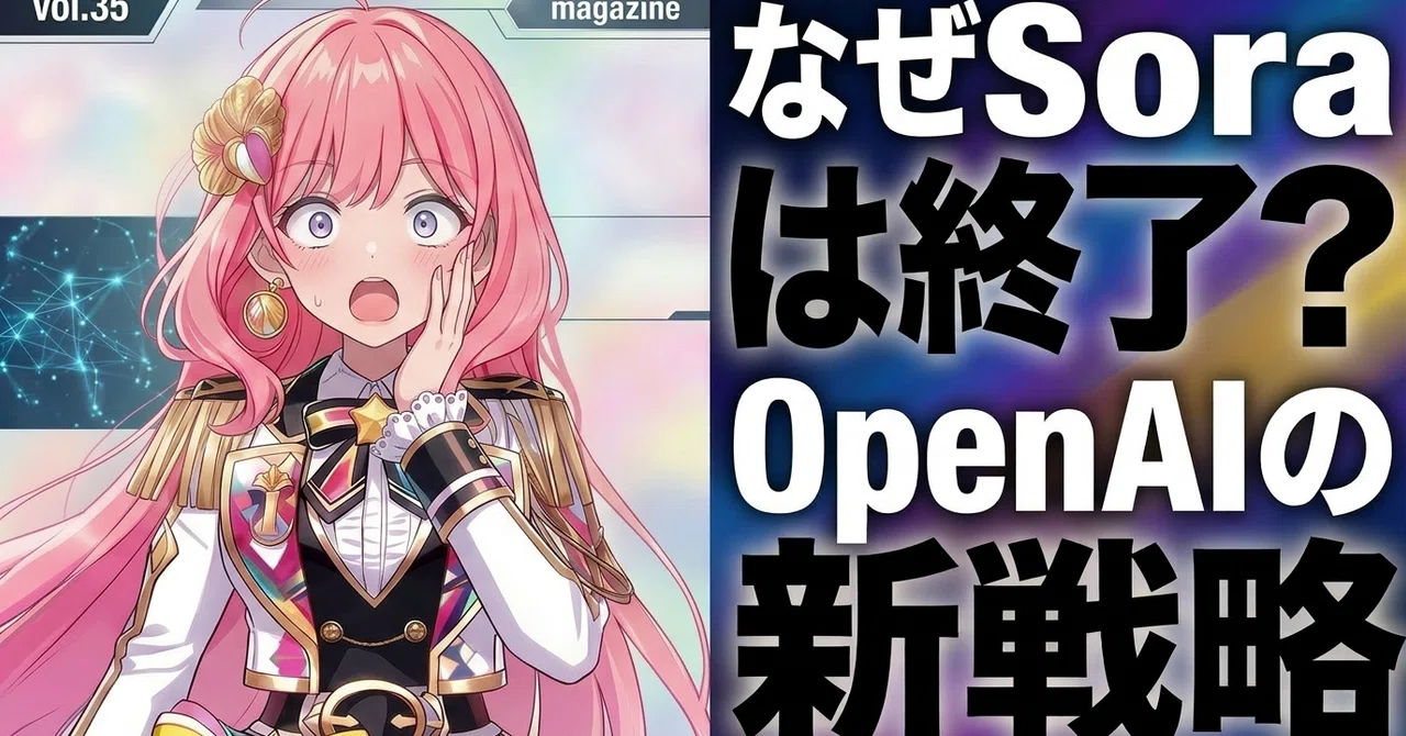 なぜOpenAIはSoraを切ったのか⁉️─Stargate・IPO・Anthropic対抗の