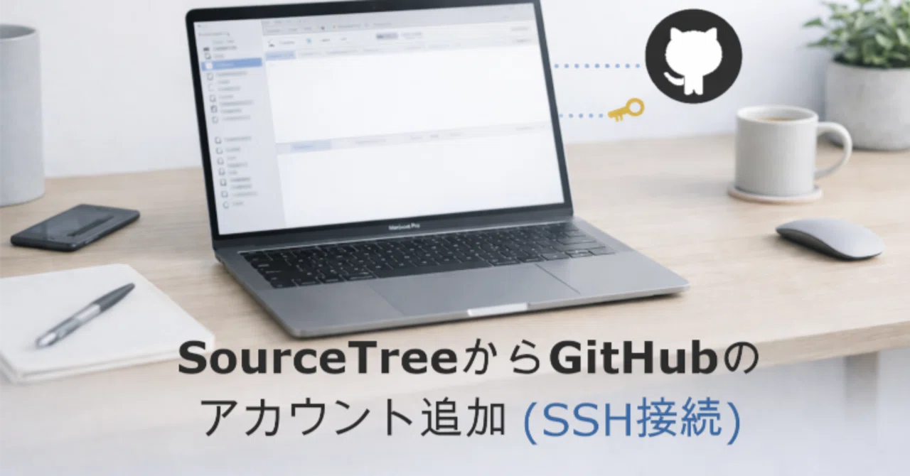 SourceTreeからGitHubのアカウント追加（SSH接続）｜solo tech note