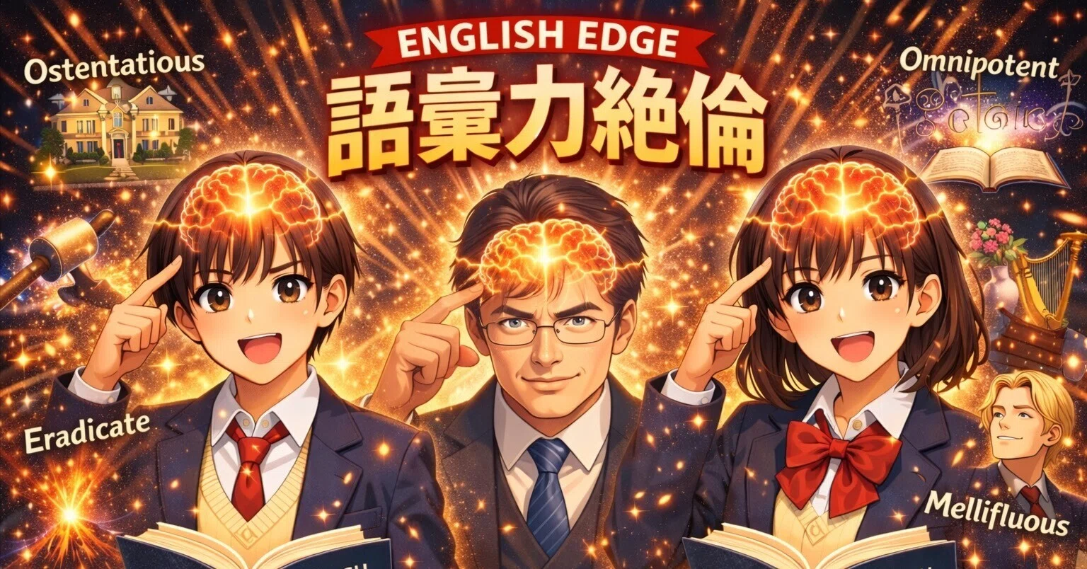 あえて語彙力だけに的を絞った講座ENGLISH EDGEを開講します！｜仲本浩喜