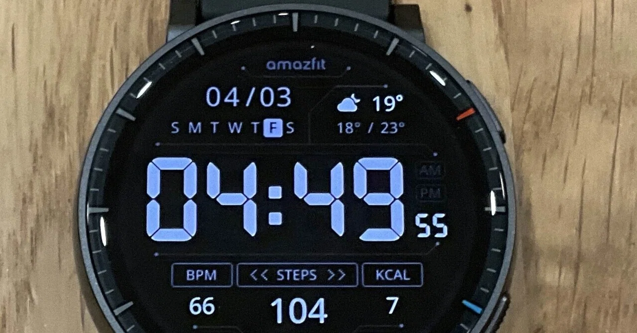 iPadとスマートウォッチ（Amazfit Active Max 48mm）を接続してみた②