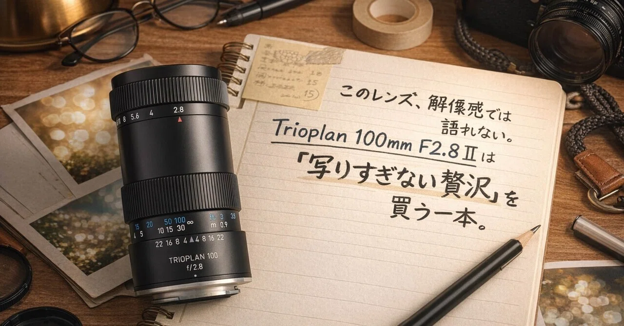 ★美品★ TRIOPLAN 100mm F2.8 FUJIFILM Xマウント シャボン玉ボケレンズ】Trioplan 100mm F2.8 II 使用レビュー