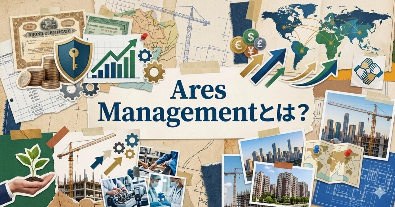【米国株解説】Ares Management（アレス・マネジメント）[ARES]とは何の会社？株式投資初心者におすすめ企業解説｜資産形成note