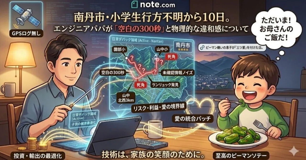 南丹市 行方不明家族構成