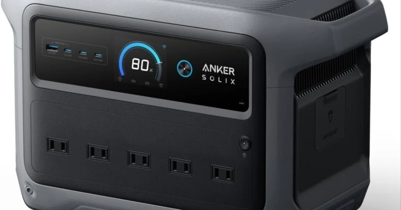 Anker Solix C1000 Gen 2 Portable Power Station ダークグレー 世界 