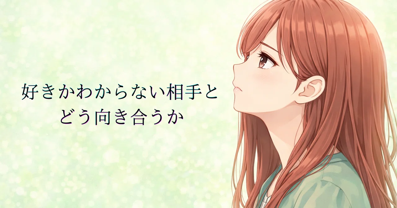 好きかわからない相手とどう向き合うか｜ミコト【婚活ブルー処方箋】
