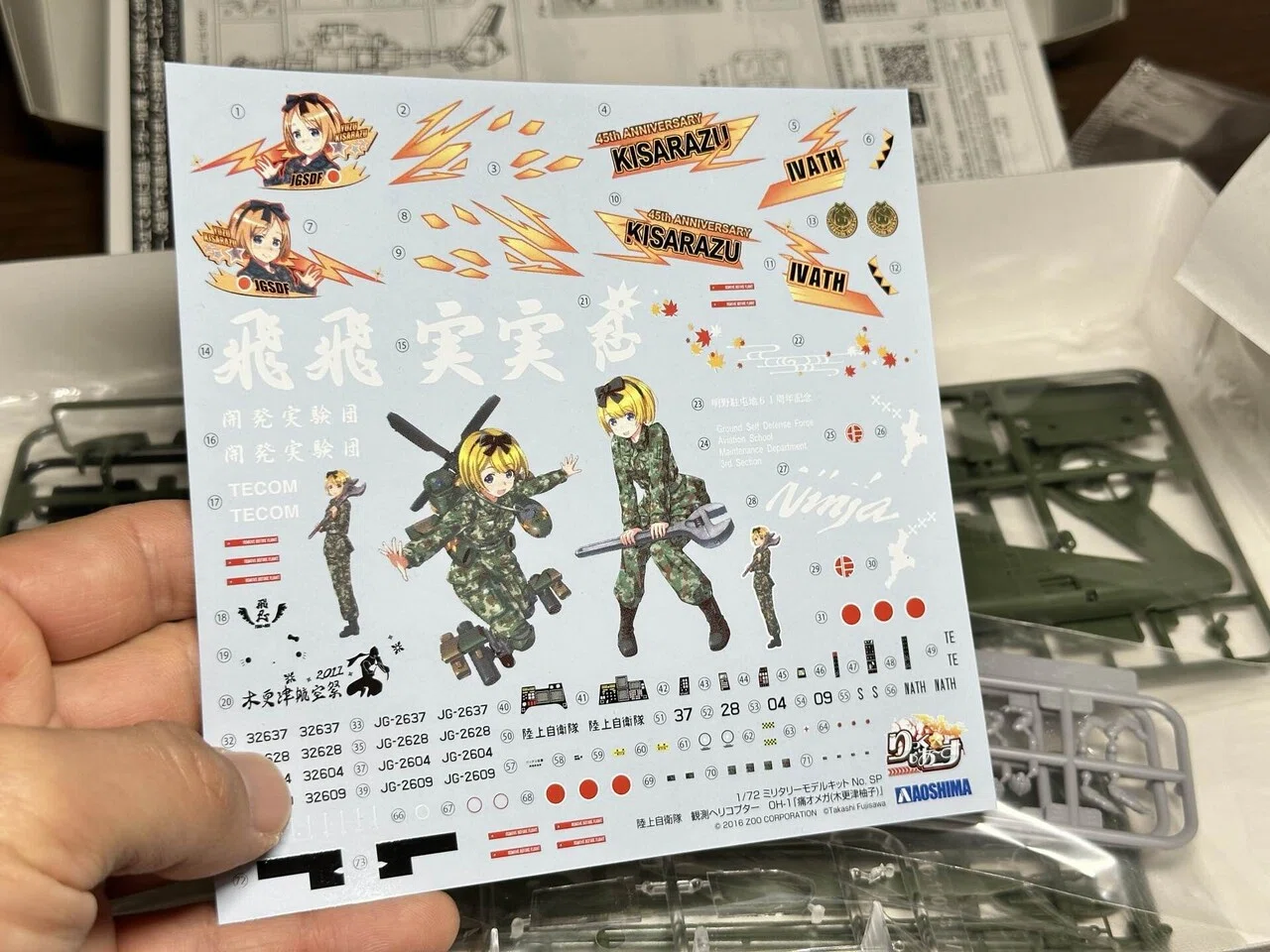 1/72 OH-1『痛オメガ（木更津柚子）』製作記①｜はるさー