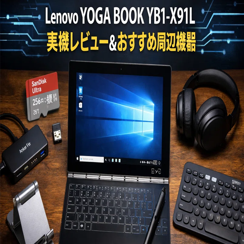 変態パソコンシリーズ第1弾～未来を先取りしすぎたLenovo YOGA BOOKの