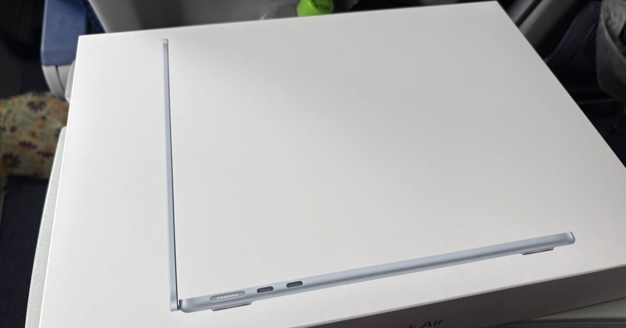 Macbook Air (M5)を買ったよ｜えーこくΔ