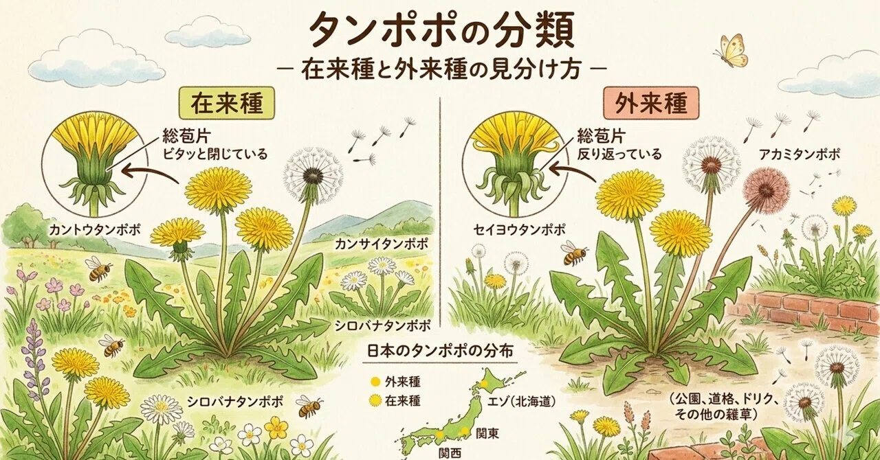 タンポポって何種類あるの？AIに聞いてみた。｜愛の支配が始まりました。